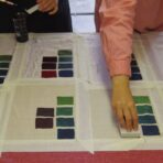 Nuancier textiles sur lin et laine