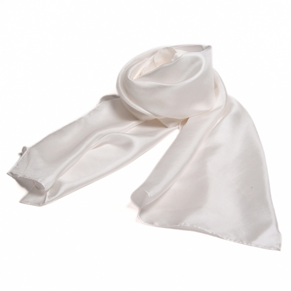 005 Foulard en soie tissé en serge